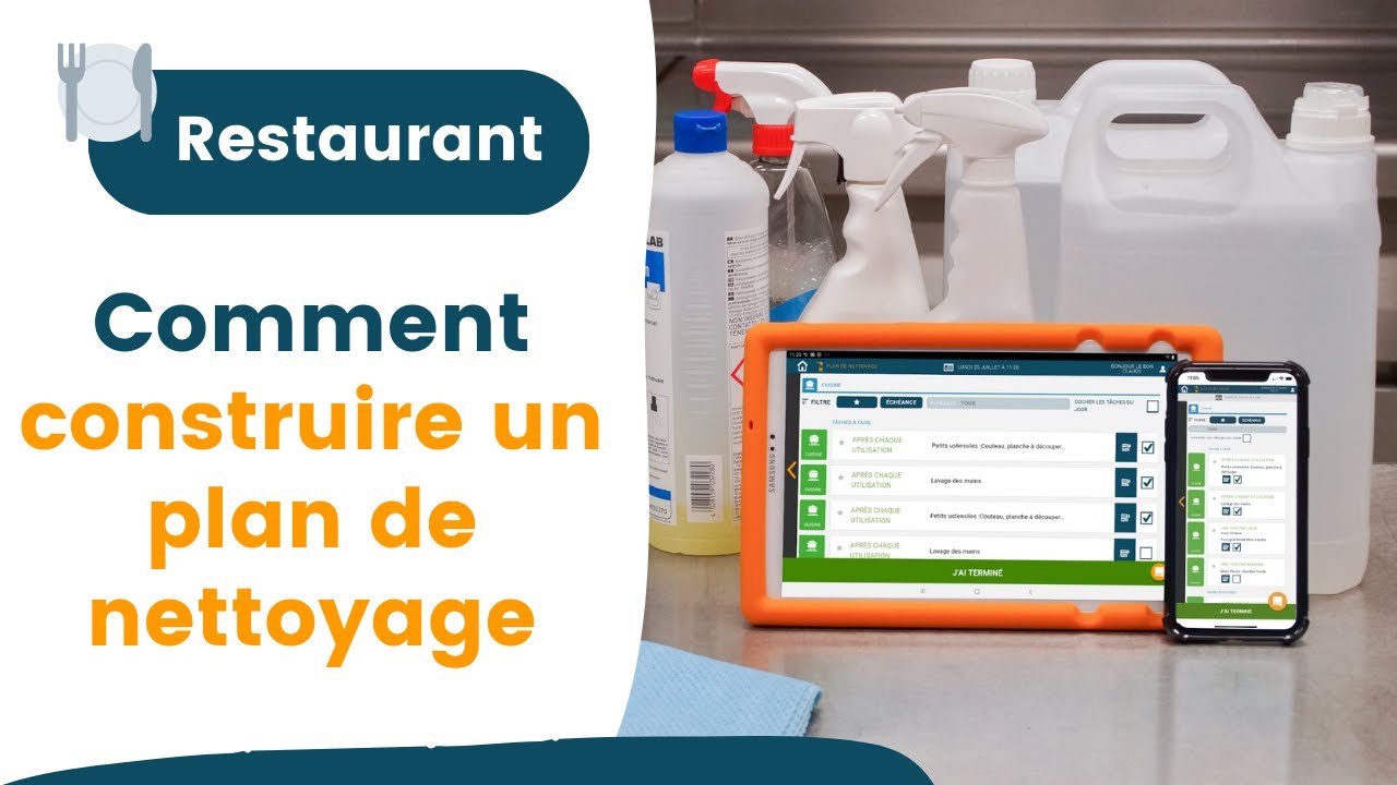 Comment construire un plan de nettoyage ?