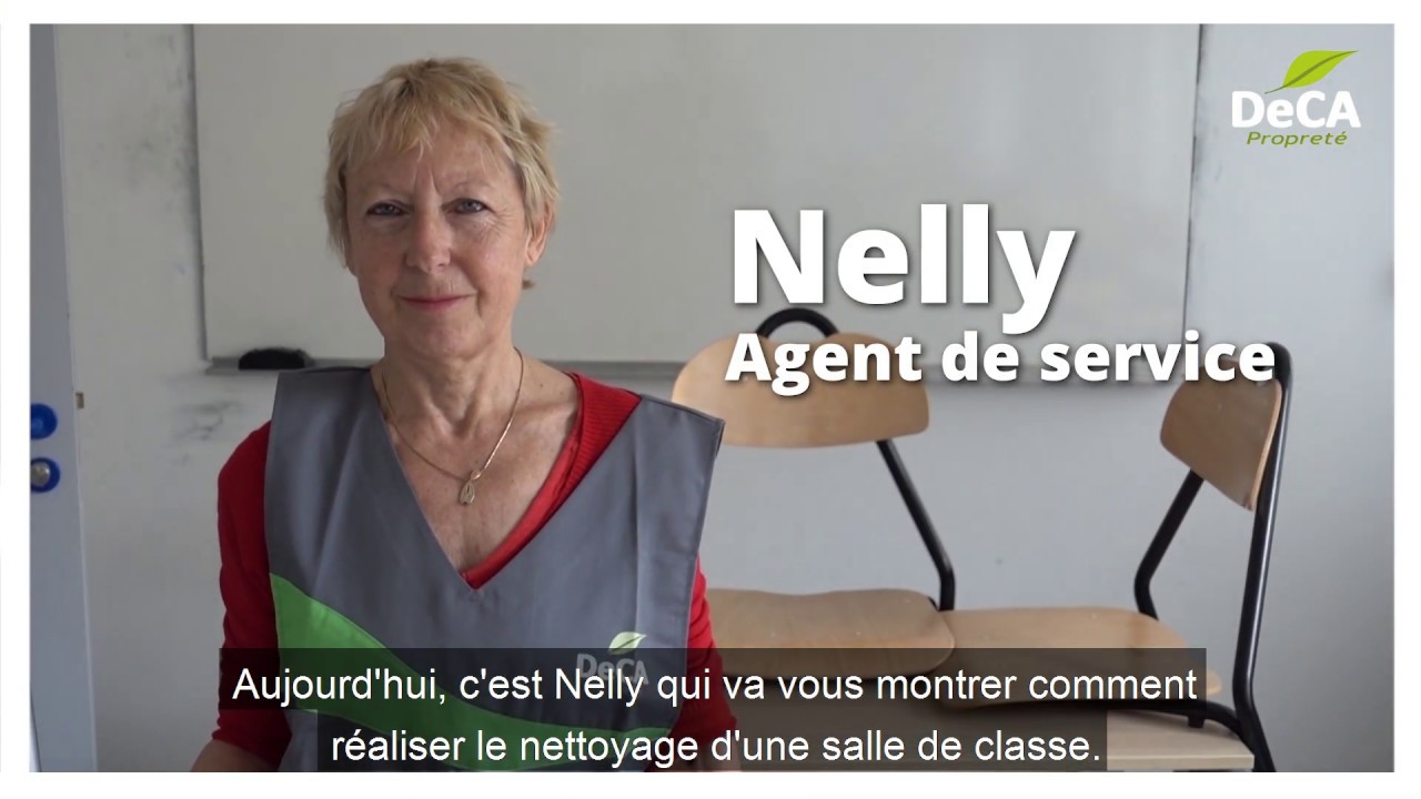 J'apprends - Le nettoyage d'une classe