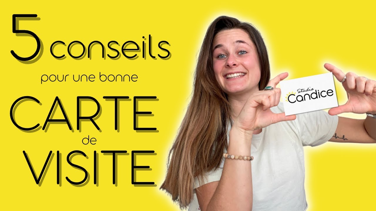 COMMENT créer sa CARTE de VISITE ? Mes MEILLEURS conseils!