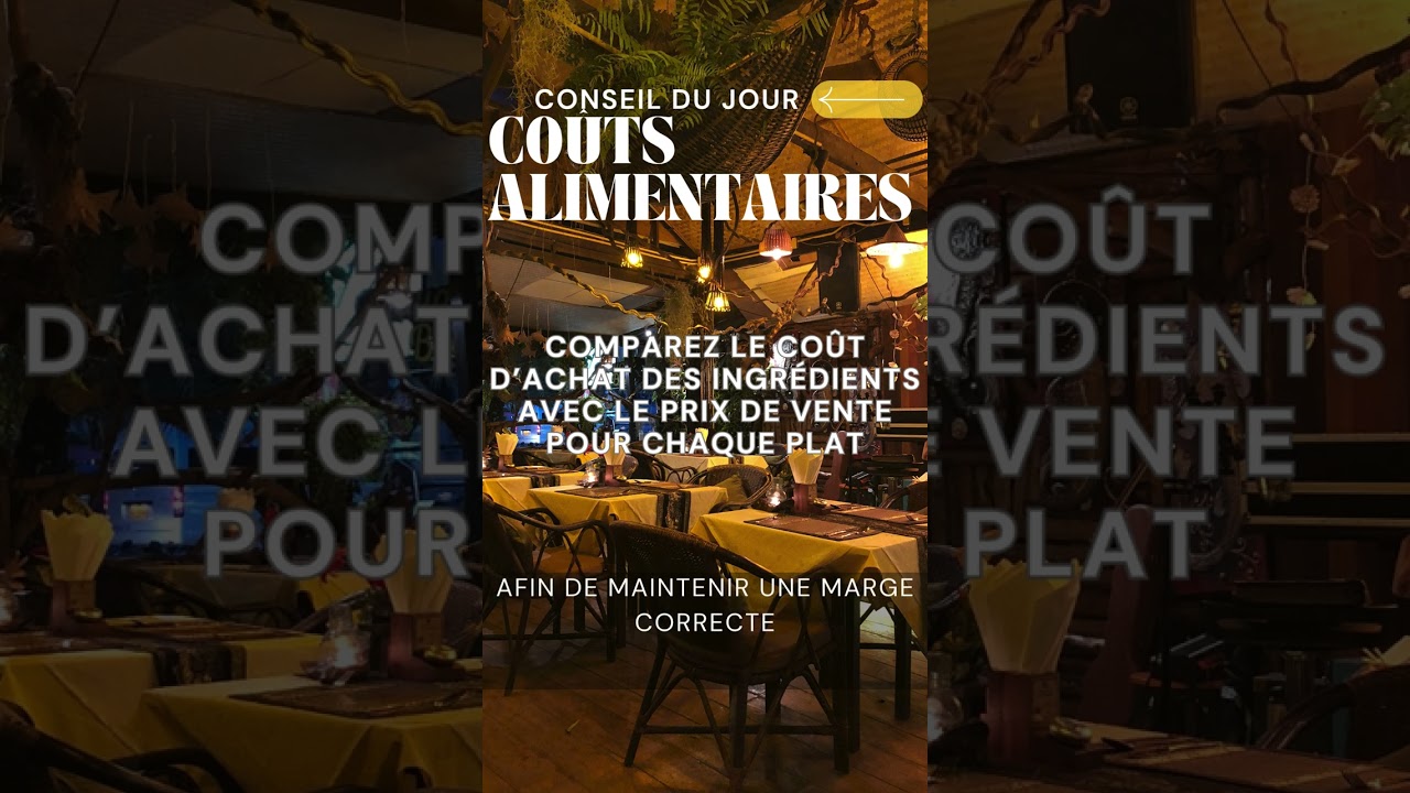 Suivre les coûts alimentaires de votre restaurant #businessrestauration #marketingresto
