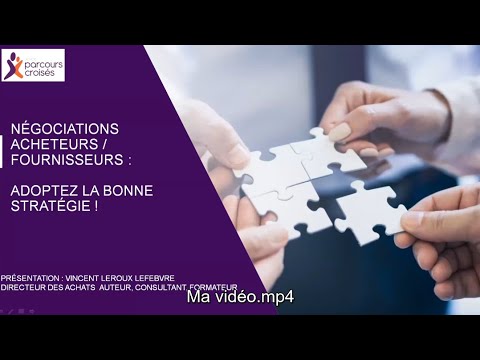 Enregistrement webinaire : Négociations Acheteurs / Fournisseurs : adoptez la bonne stratégie !