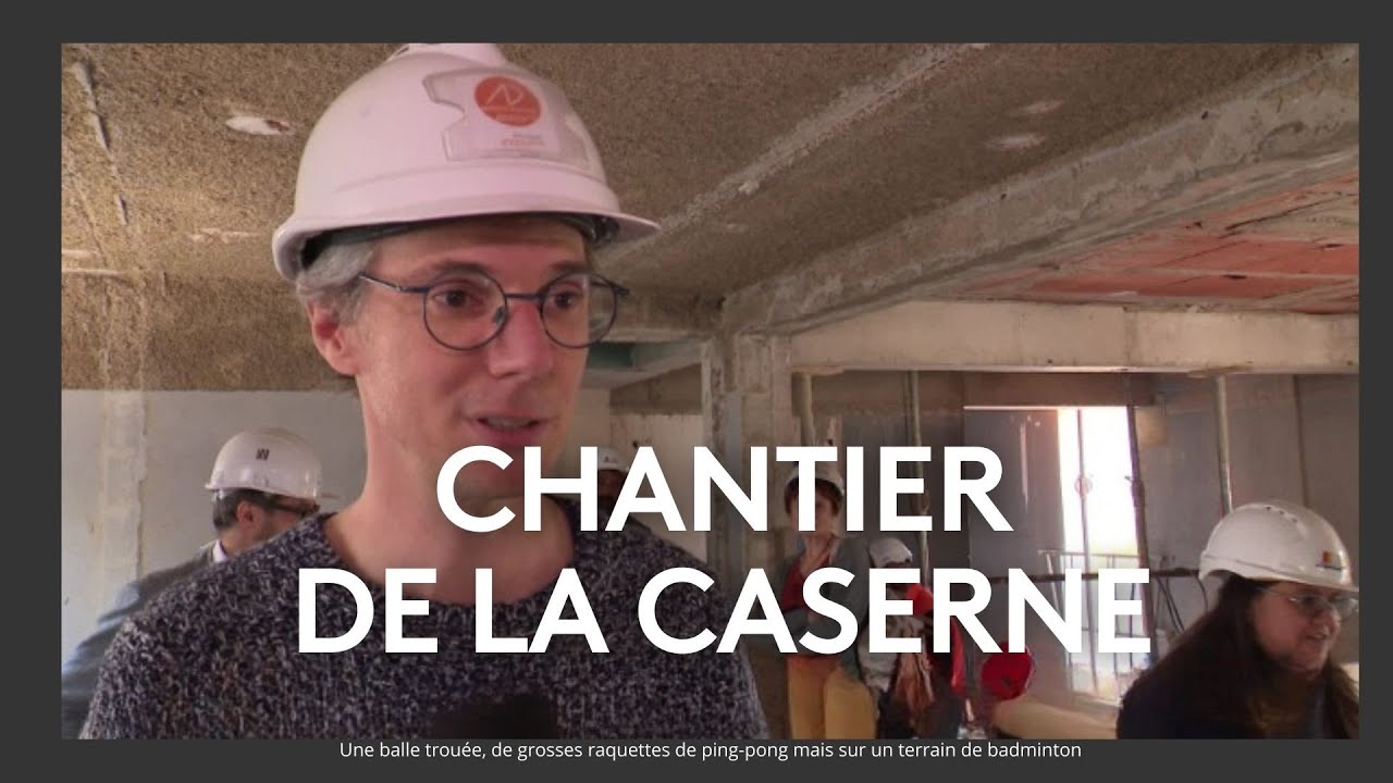 Visite du chantier de la caserne de Pont Achard Poitiers