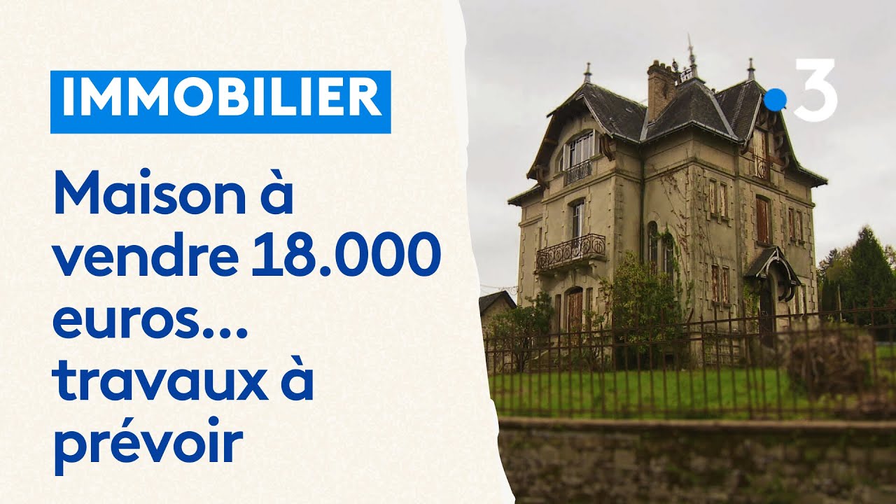 À vendre 18 000 € : manoir abandonné... travaux à prévoir