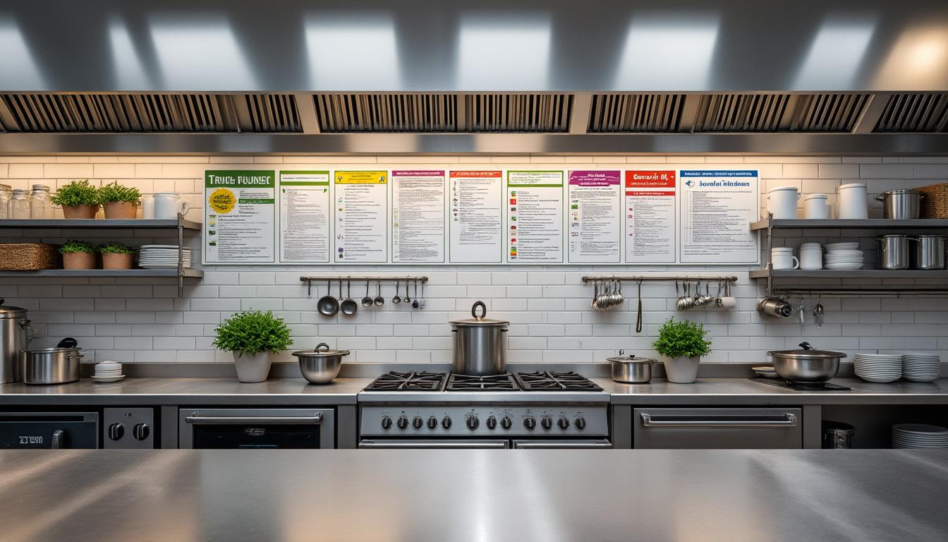 découvrez les obligations légales essentielles concernant l'affichage en cuisine pour assurer conformité et sécurité dans votre établissement.