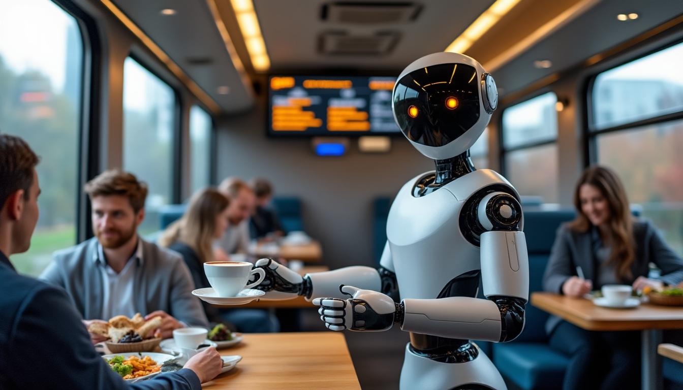 découvrez comment newrest utilise robots et intelligence artificielle pour transformer l'expérience de la restauration à bord des trains grâce à une approche innovante.