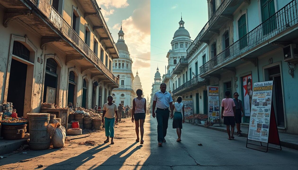 analyse approfondie de la réalité cubaine actuelle, mettant en lumière la crise réelle et les discours alarmistes de l'administration trump.